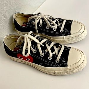 Comme des Garçon converse size 6 womens